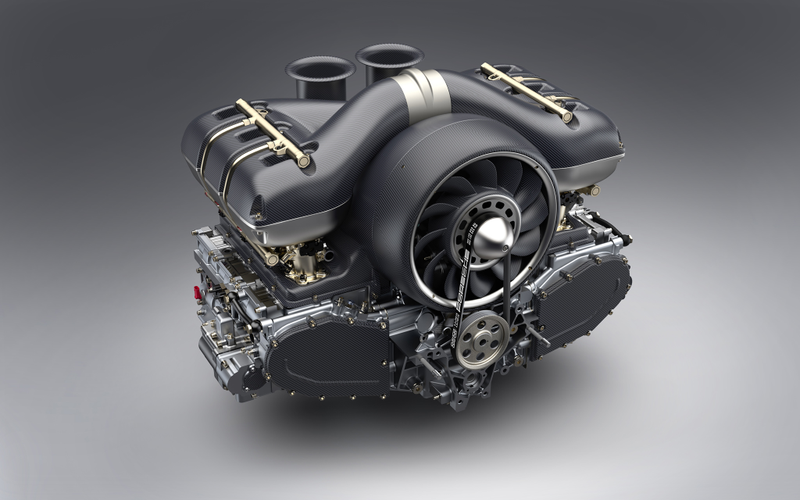Illustration for article titled Singer Teams Up With Williams For Bonkers Air-Cooled 500 HP Engines